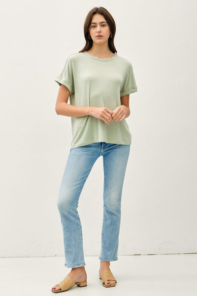 Sage Lightweight Modal Tee