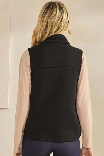 Black Fleece Vest