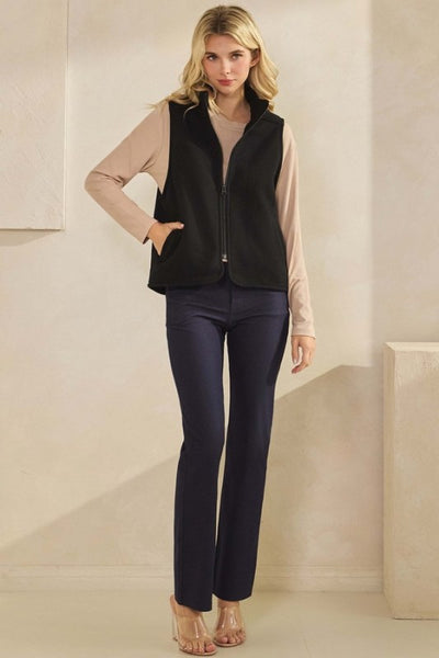 Black Fleece Vest