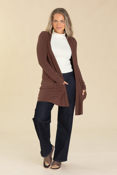 Espresso Lightweight Cardigan