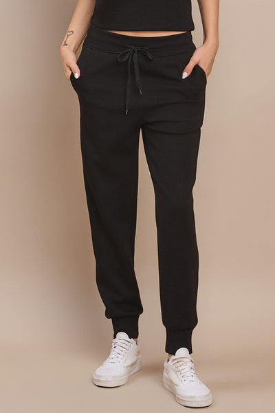 Black Scuba Joggers