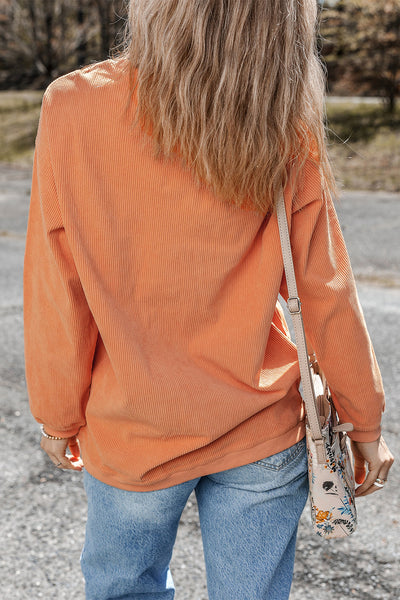 Corded Crew in Pumpkin