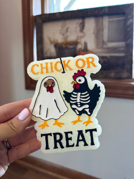 Chick or Treat Freshie
