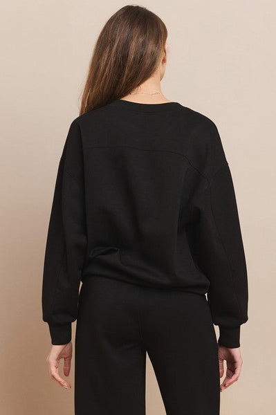 Black Scuba Crewneck
