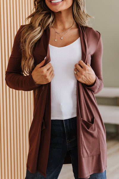 Espresso Lightweight Cardigan