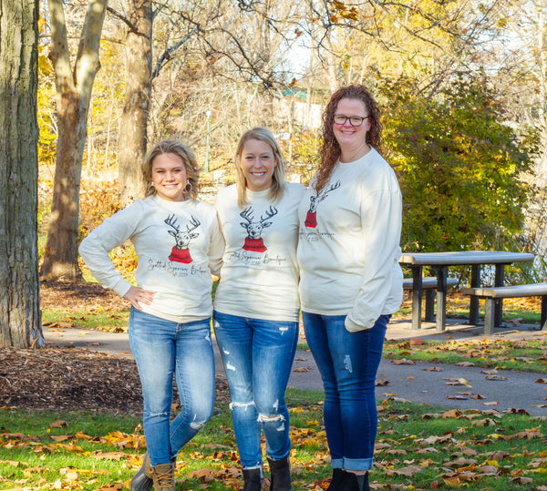 Reindeer Spotted Sparrow Long Sleeve Tee