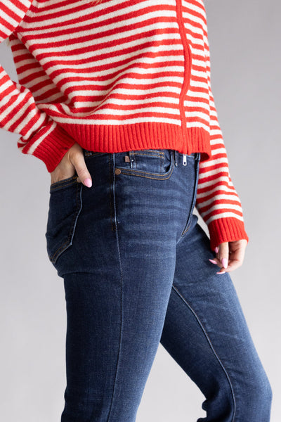 Judy Blue Shiloh Harness Detail Bootcut Jeans