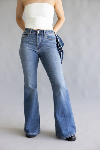 Judy Blue Mid-Rise Montana Flare Jeans