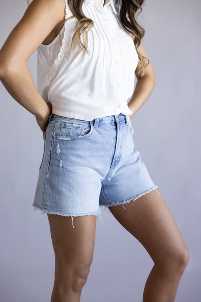 Lovervet Distressed A Line Shorts
