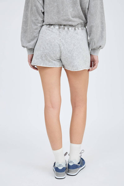 Moss Mineral Wash Lounge Shorts