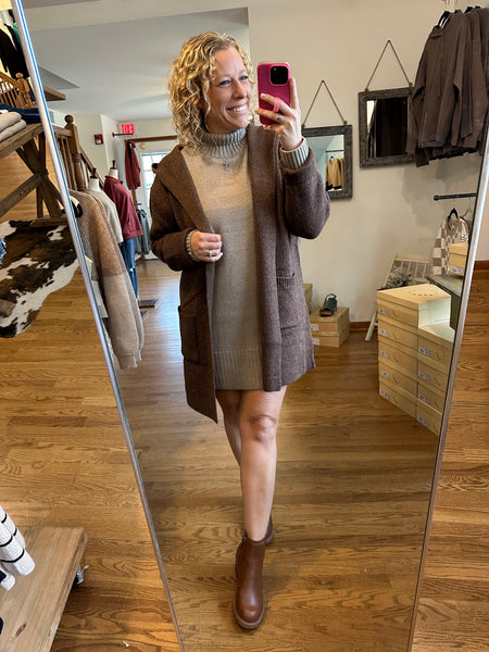 Mocha Sweater Dress