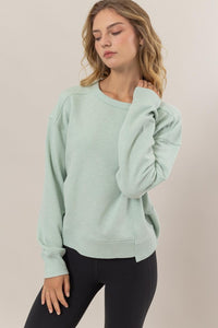 Mint Seam Detail Sweater