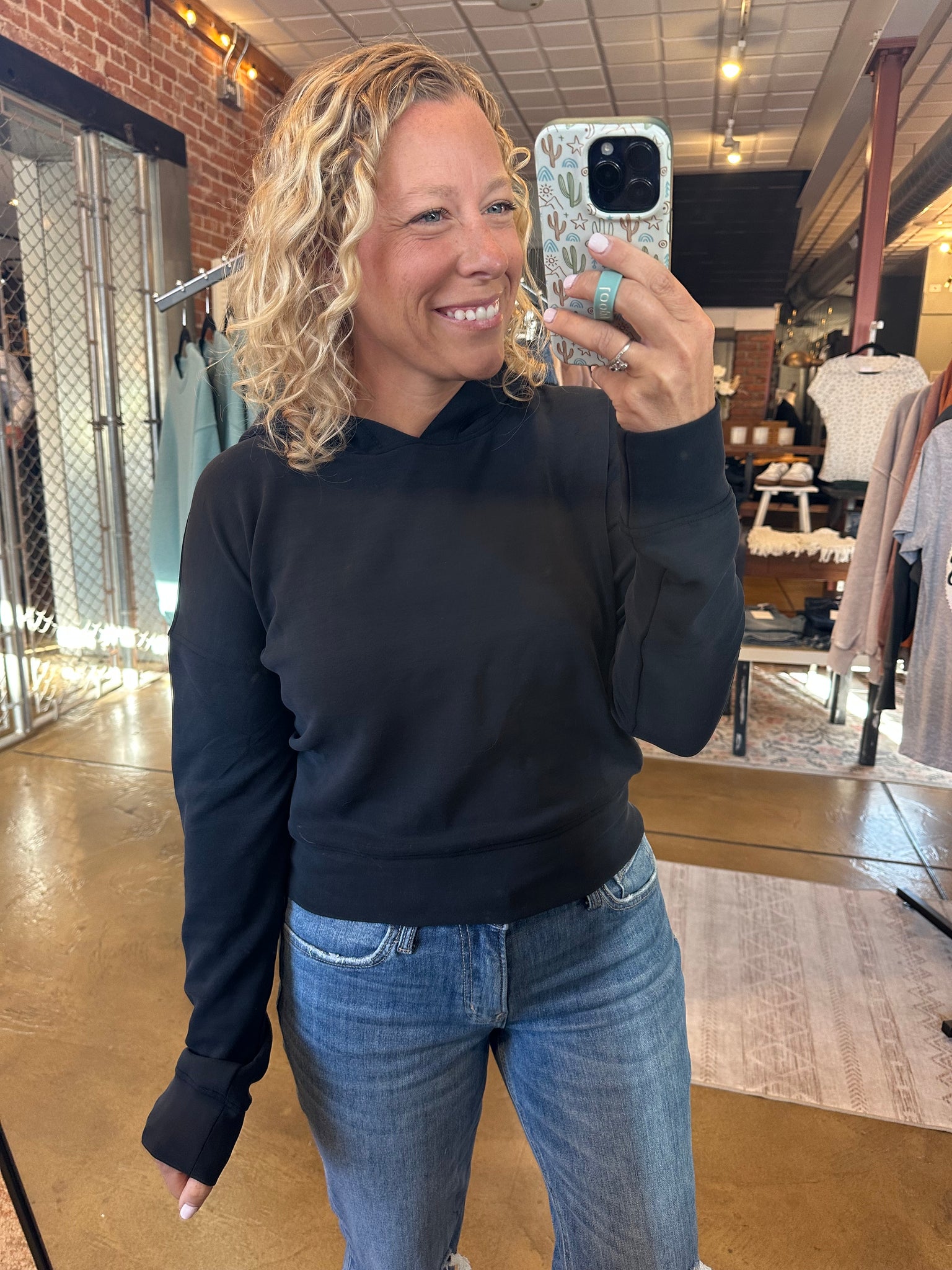 Black Cloudsoft Laguna Pullover Hoodie