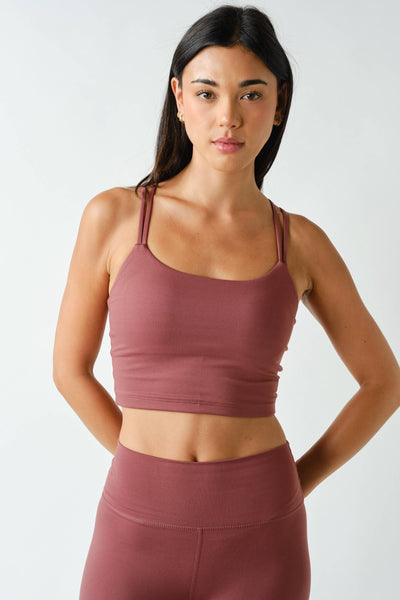Rosewood Venice Cloud Light Criss-Cross Sports Bra