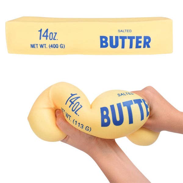 Giant Salted Butter Stick 10" Slow-Rise Squishy