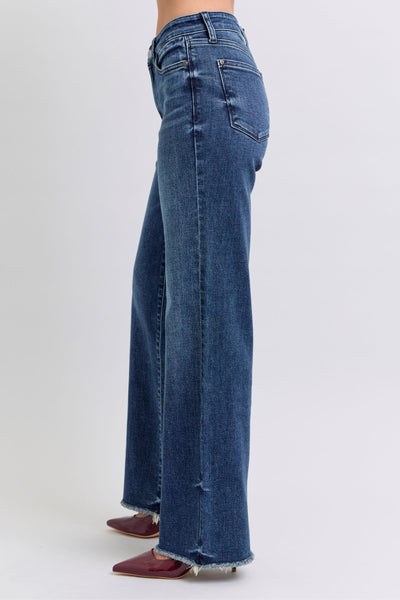 Judy Blue Wide Leg Jeans With Tint