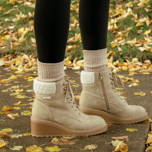 Muk Luks Sky Solange Wedge Boots