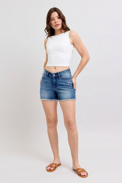 Judy Blue V-Front Shorts