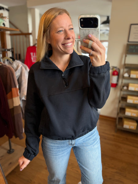 Deep Navy Tundra Thermal Half-Zip