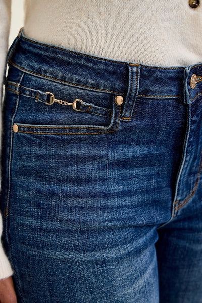 Judy Blue Shiloh Harness Detail Bootcut Jeans