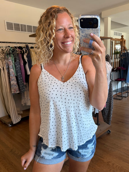 Polka Dot Camisole Top