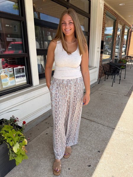 Oatmeal Soft Core Full Length Tank Top
