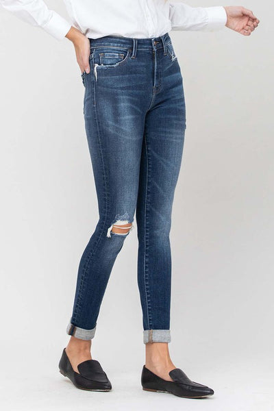 Flying Monkey Finley Cuffed Skinny Jeans