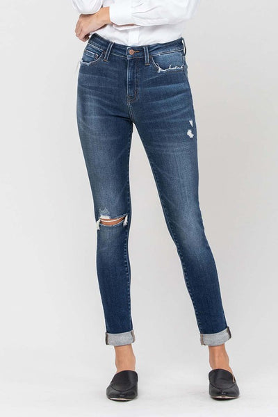 Flying Monkey Finley Cuffed Skinny Jeans