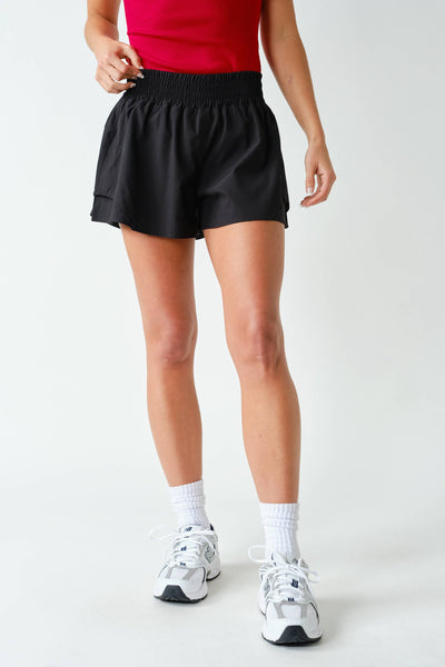 Black Breeze Flutter Short