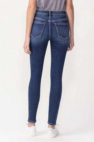 Lovervet Skylar Dark Wash High-Rise Skinnies