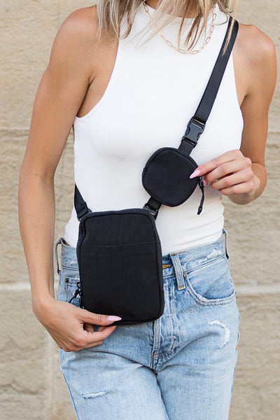 Eva Removable Coin Pouch Crossbody - More Colors!