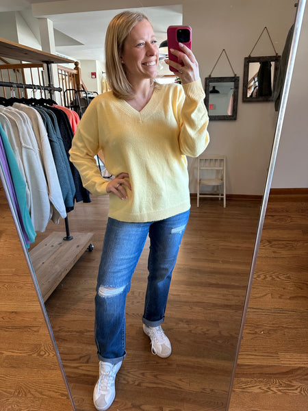 Lemonade V-Neck Sweater