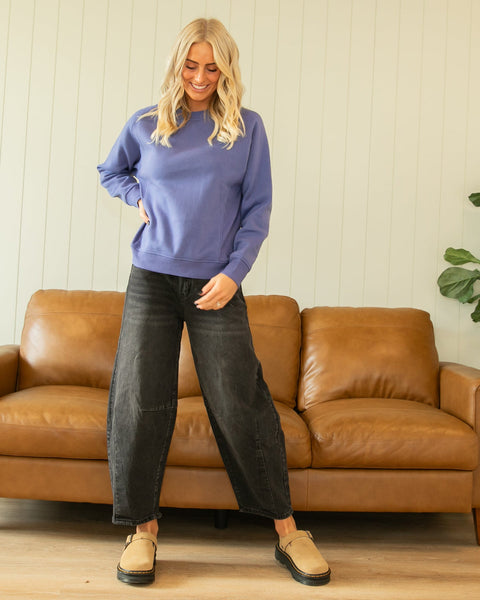 Marlin Fleece Ribbed Side Sweatshirt