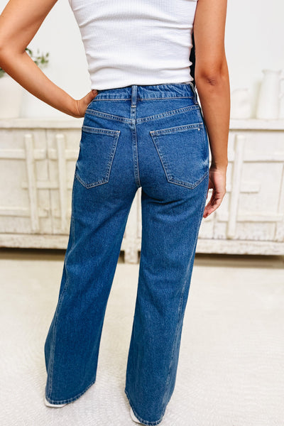 Mica Sawyer High-Rise Side Panel Wide Leg