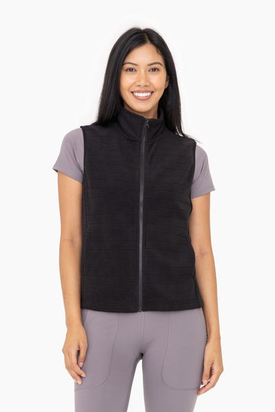 Black Fleece Vest