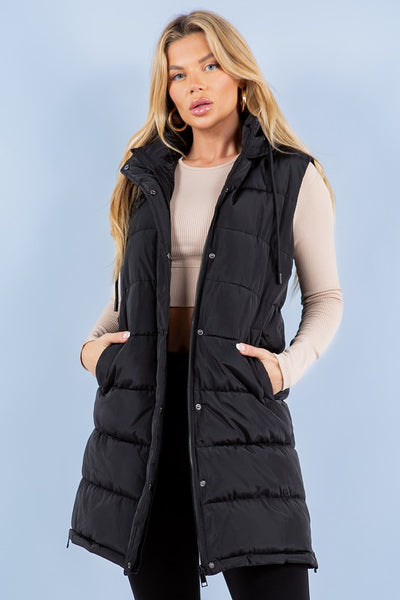 Black Puffer Vest