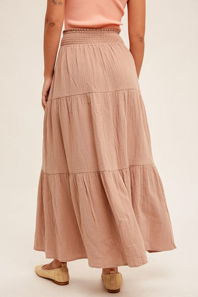 Taupe Maxi Skirt