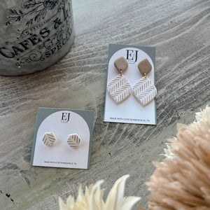 Herringbone Collection Clay Earrings - More Options!