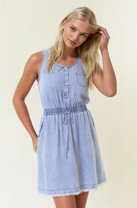 Light Denim Tercel Dress