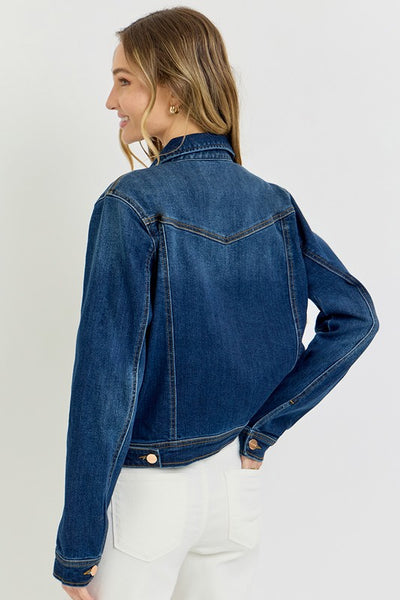 Risen Dark Wash Denim Jacket