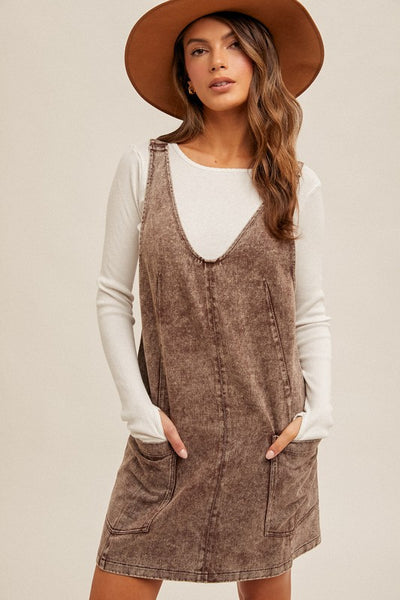 Mocha Mineral Wash Jumper