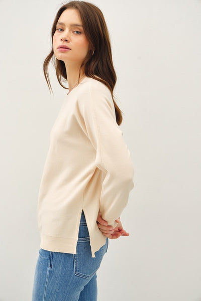 Champagne Soft Classic Sweater