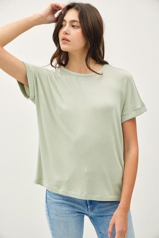 Sage Lightweight Modal Tee