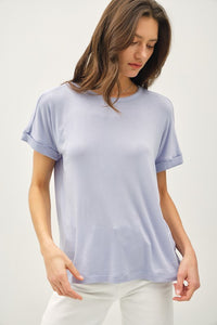 Light Blue Lightweight Modal Tee