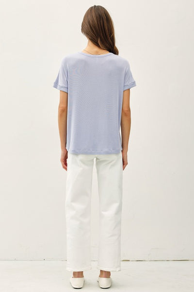 Light Blue Lightweight Modal Tee