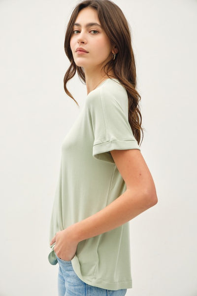 Sage Lightweight Modal Tee