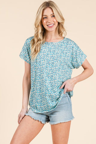 Blue Baby Floral Top