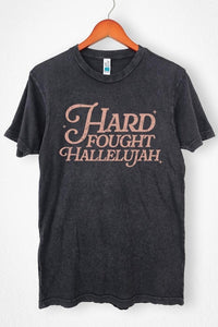 Vintage Black Hard Fought Graphic Tee