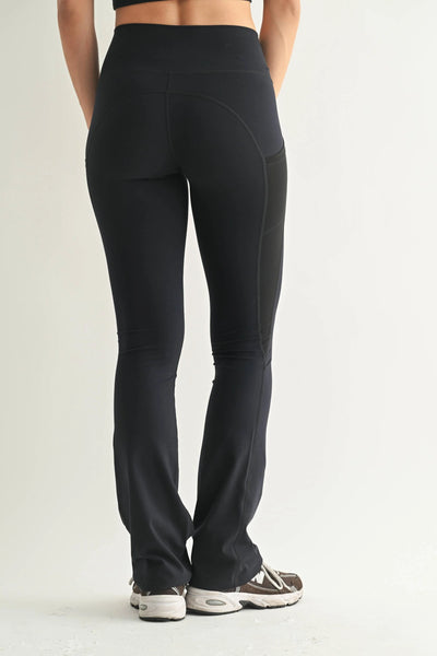 Black Venice AirFlex Mesh Flare Leggings