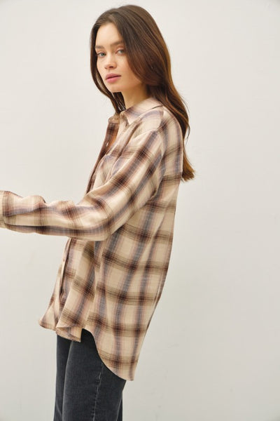 Oversized Savannah Plaid Flannel